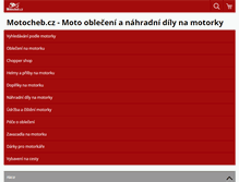 Tablet Screenshot of motocheb.cz